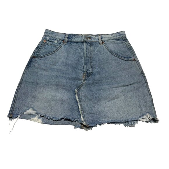 We The Free Denim Skirt Waist 30 - Picture 1 of 8